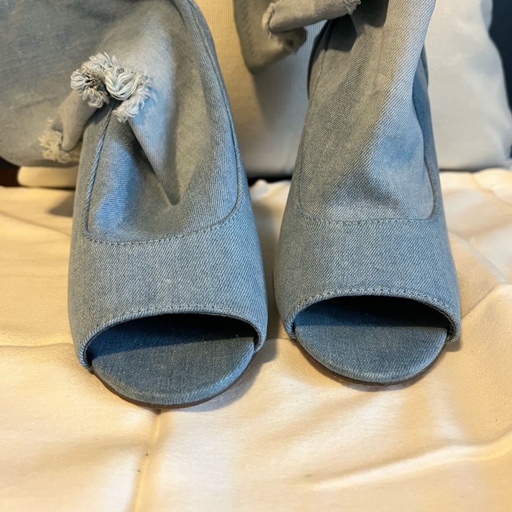 Denim booties - Picture 10 of 12